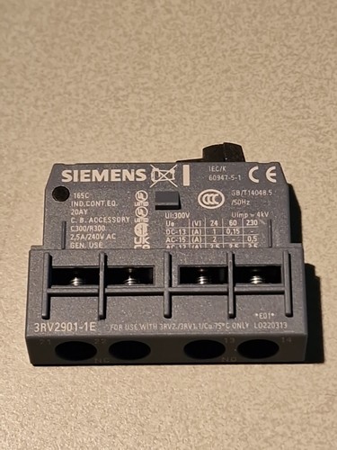 Siemens 3rv2901 - siemens, 3rv2901-1e